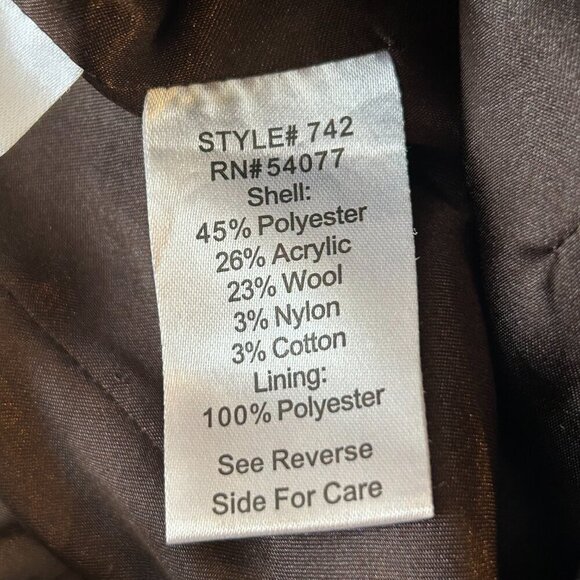 Cabi Wool Blend Plaid Size 6 Pleated Ruffle Pencil Skirt Academia Chantilly - Picture 7 of 8